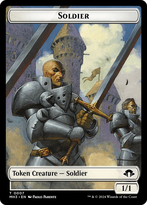 Phyrexian Germ // Soldier Double-Sided Token [Modern Horizons 3 Tokens] - Just $0.25! Shop now at Retro Gaming of Denver