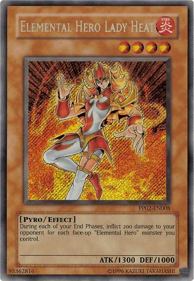 Elemental Hero Lady Heat [PP02-EN008] Secret Rare - for just $38! 