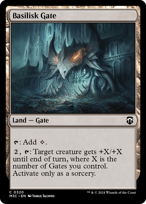Basilisk Gate (M3C-320) - Modern Horizons 3 Commander - for just $0.09! 
