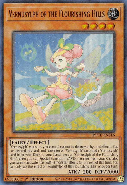 Vernusylph of the Flourishing Hills [POTE-EN016] Ultra Rare - for just $1.80! 