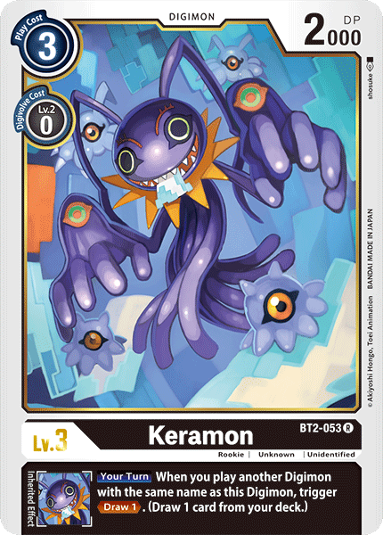 Keramon [BT2-053] [Release Special Booster Ver.1.0] - Just $1! Shop now at Retro Gaming of Denver