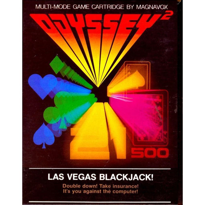 Las Vegas Blackjack (Odyssey 2) - Just $0! Shop now at Retro Gaming of Denver