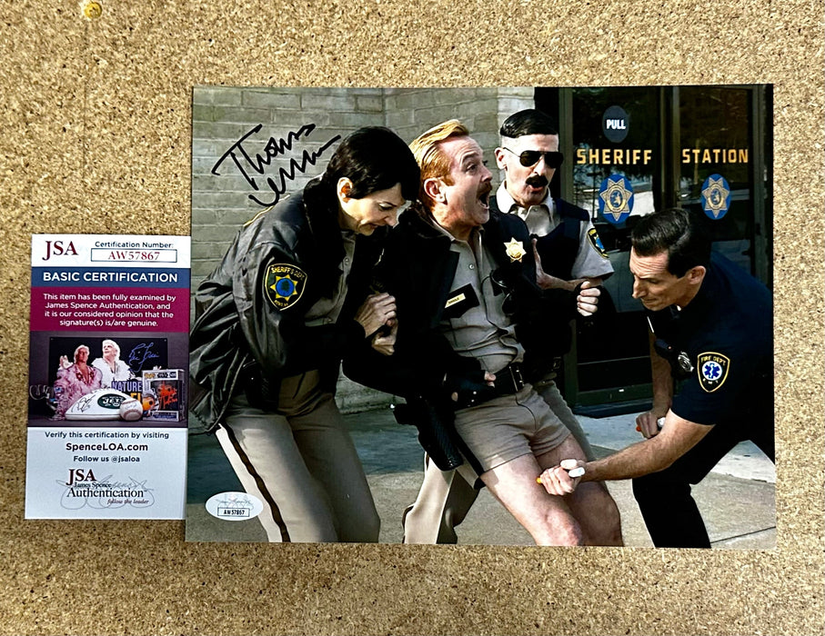Actor Thomas Lennon Signed Lieutenant Jim Dangle Reno 911 8x10 Photo W/ JSA COA - for just $50! 