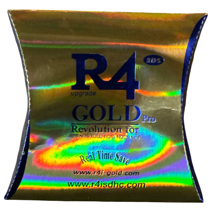 New R4I SDHC Dual Core Gold Pro Flash Card Adapter - Nintendo DS - for just $17.99! 