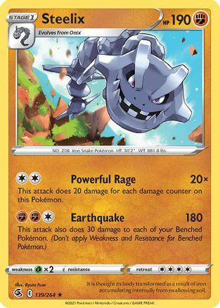 Steelix (139/264) (Theme Deck Exclusive) [Sword & Shield: Fusion Strike] - for just $0.10! 