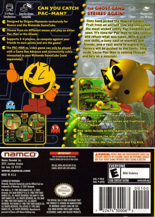 Pac-Man vs. / Pac-Man World 2 [Player's Choice] – GameCube (GC) - for just $20.99! 