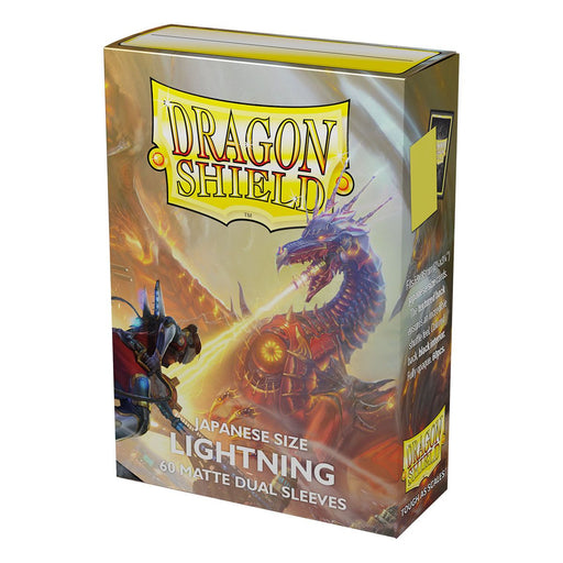 Dragon Shield: Japanese Size 60ct Sleeves - Lightning (Dual Matte) - Just $0! Shop now at Retro Gaming of Denver