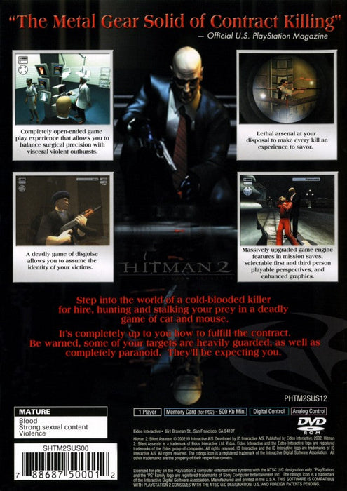Hitman 2: Silent Assassin [Greatest Hits] – PlayStation 2 (PS2) - for just $4.99! 