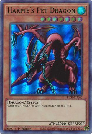Harpie's Pet Dragon (Green) [LDS2-EN066] Ultra Rare - for just $0.45! 