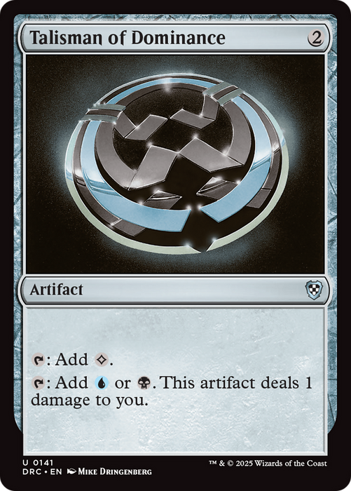 Talisman of Dominance (DRC-141) - Commander: Aetherdrift - for just $0.48! 