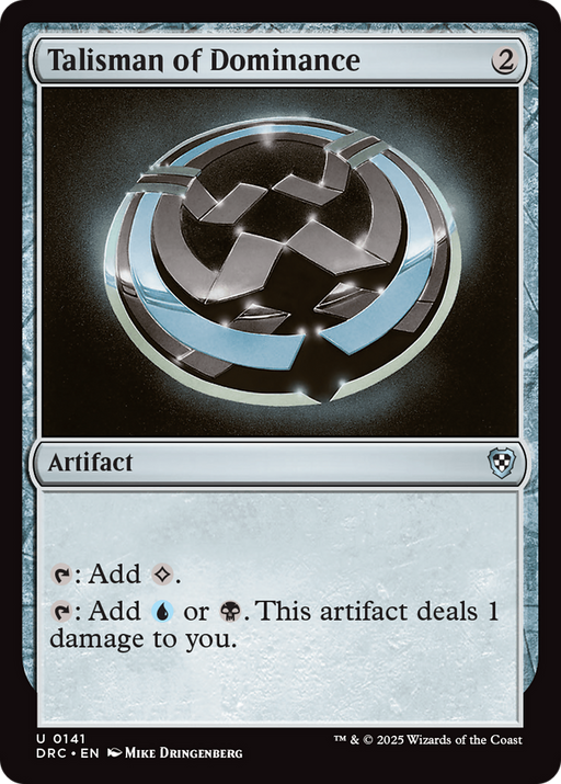 Talisman of Dominance (DRC-141) - Commander: Aetherdrift - for just $0.45! 