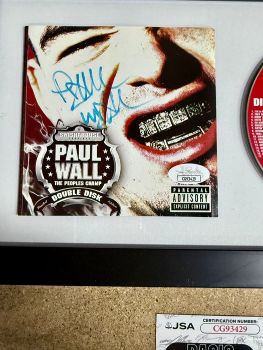 Rapper Paul Wall Signed “The People’s Champ” (2005) Framed CD With JSA COA - for just $150! 