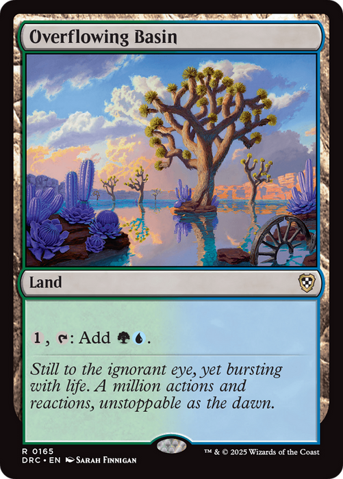 Overflowing Basin (DRC-165) - Commander: Aetherdrift - for just $0.09! 