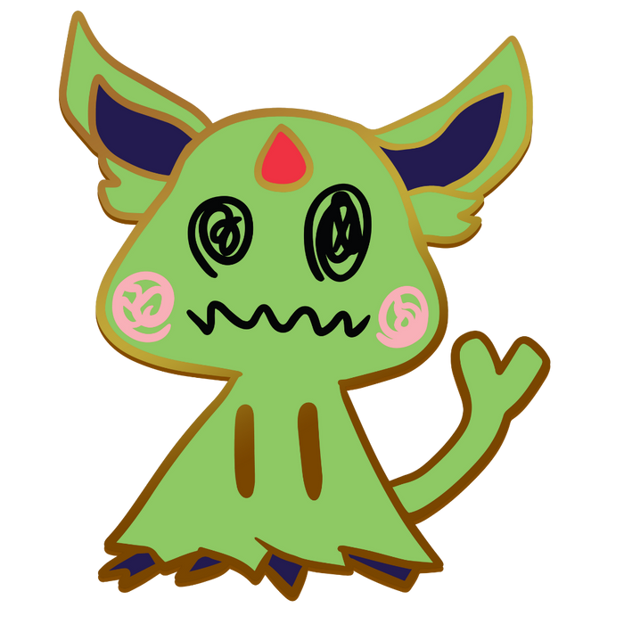 Pokemon: Mimikyu Shiny Espeon Enamel Pin - for just $12! 