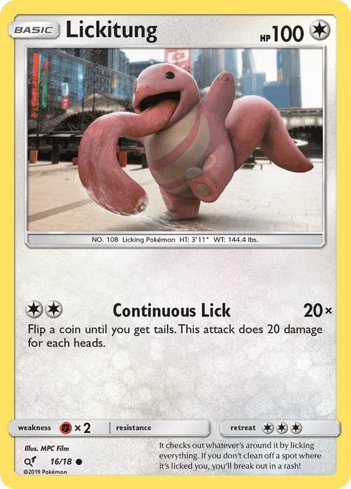 Lickitung (16/18) [Sun & Moon: Detective Pikachu] - for just $0.15! 