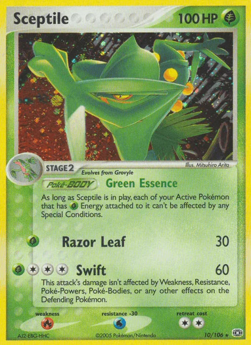 Sceptile (10/106) [EX: Emerald] - for just $14.30! 
