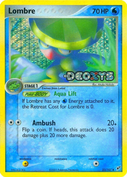 Lombre (33/107) (Stamped) [EX: Deoxys] - for just $8.85! 