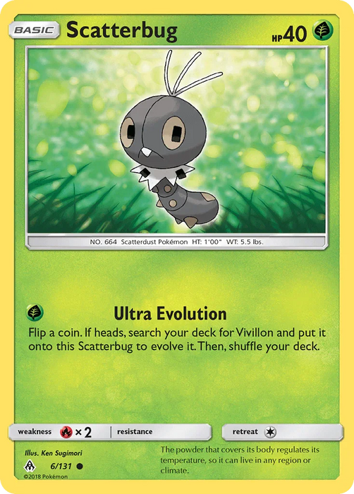 Scatterbug (6/131) [Sun & Moon: Forbidden Light] - for just $0.10! 