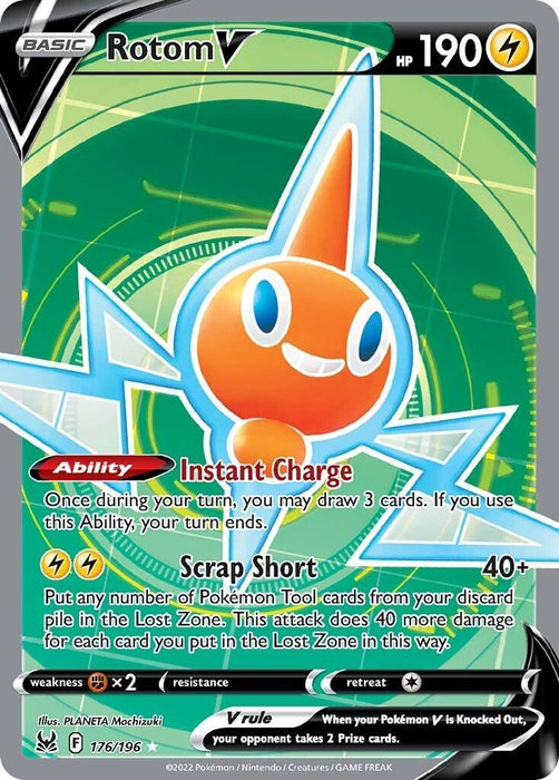 Rotom V (176/196) [Sword & Shield: Lost Origin] - for just $0.85! 