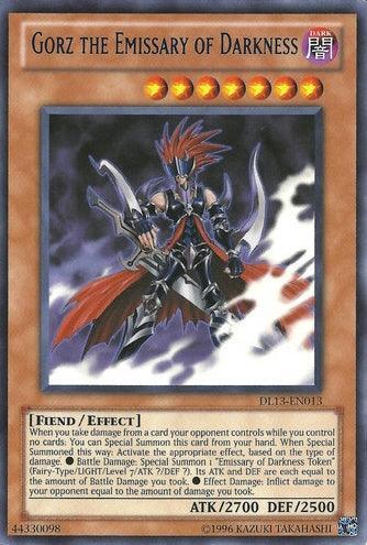 Gorz the Emissary of Darkness (Blue) [DL13-EN013] Rare - for just $2.80! 