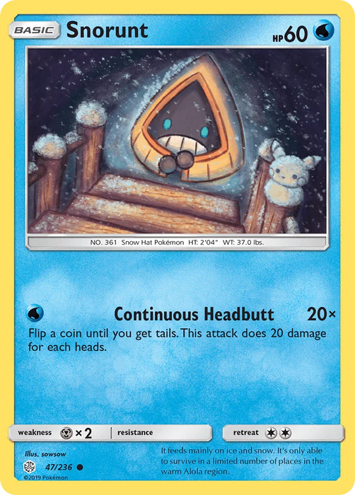 Snorunt (47/236) [Sun & Moon: Cosmic Eclipse] - for just $0.10! 