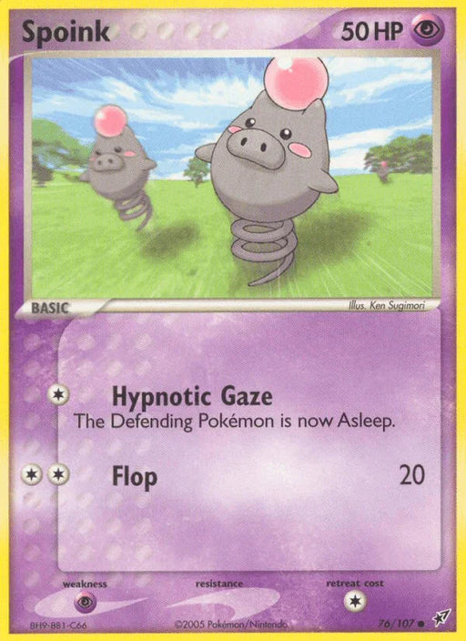 Spoink (76/107) [EX: Deoxys] - for just $0.15! 