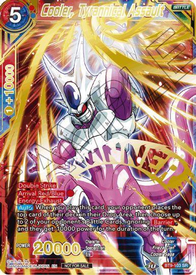 Cooler, Tyrannical Assault (Alternate Art Set 2021 Vol. 2) (BT9-103) [Tournament Promotion Cards] - for just $2.25! 