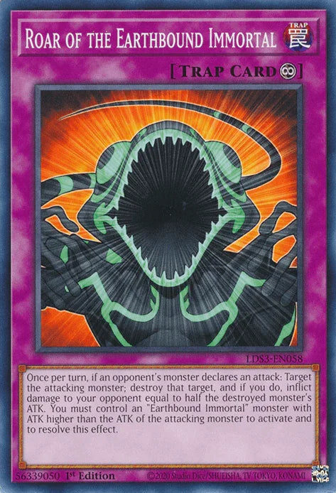 Roar of the Earthbound Immortal [LDS3-EN058] Common - for just $0.10! 
