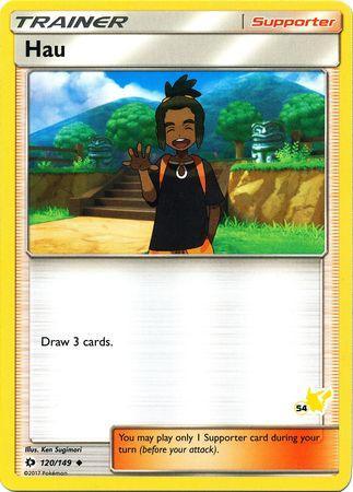 Hau (120/149) (Pikachu Stamp #54) [Battle Academy 2020] - for just $0.10! 