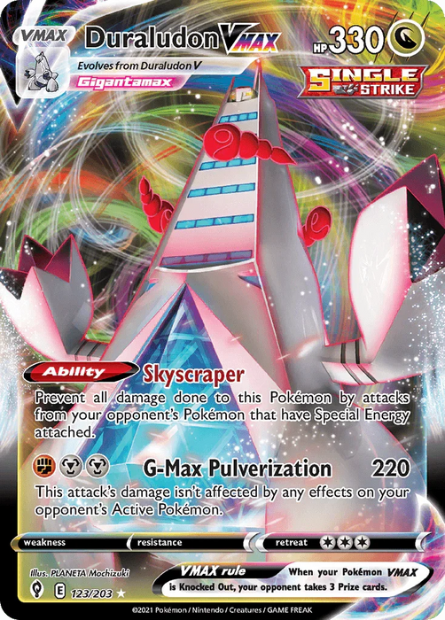 Duraludon VMAX (123/203) (Jumbo Card) [Sword & Shield: Evolving Skies] - for just $1.90! 