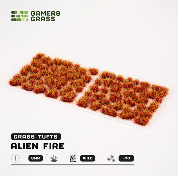 Gamers Grass Tufts: Alien Tufts- Fire Tuft 6mm- Wild - for just $5.95! 
