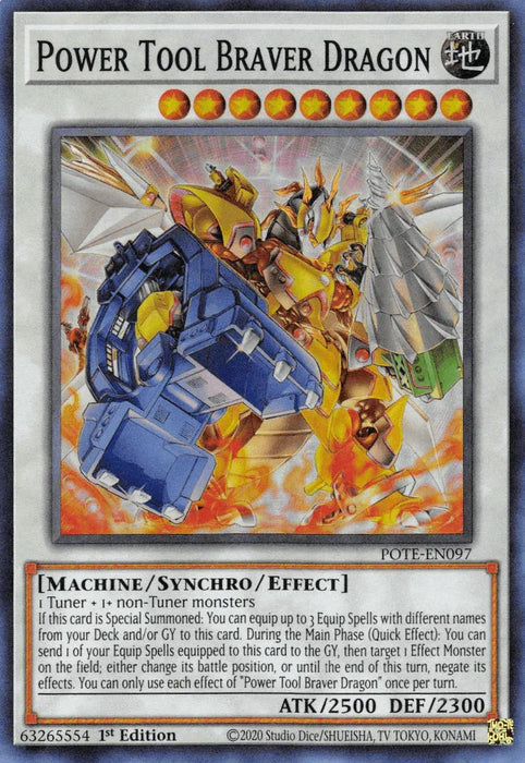 Power Tool Braver Dragon [POTE-EN097] Super Rare - for just $0.10! 
