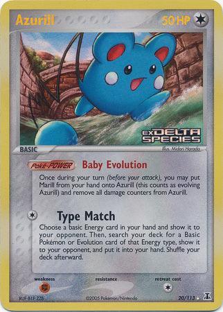Azurill (20/113) (Stamped) [EX: Delta Species] - for just $22.90! 