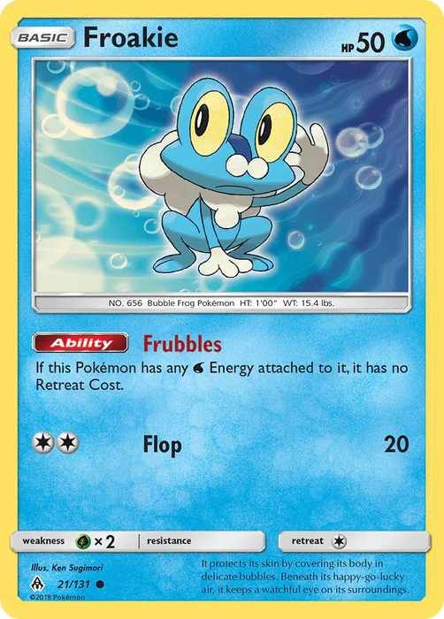 Froakie (21/131) [Sun & Moon: Forbidden Light] - for just $0.15! 
