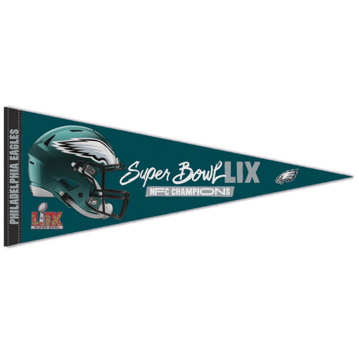 Philadelphia Eagles Super Bowl LIX NFC Champions Premium Pennant - for just $7.50! 