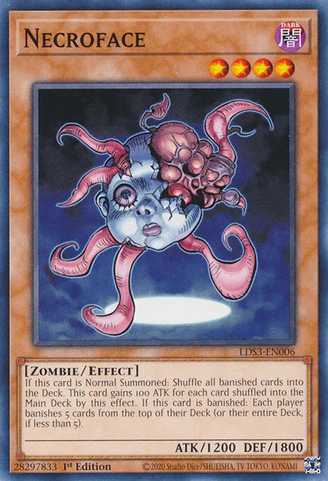 Necroface [LDS3-EN006] Common - for just $0.10! 