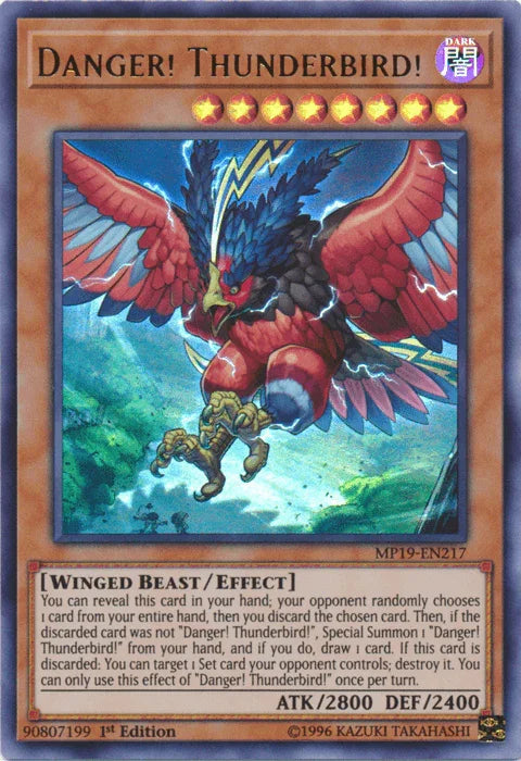 Danger! Thunderbird! [MP19-EN217] Ultra Rare - for just $0.10! 