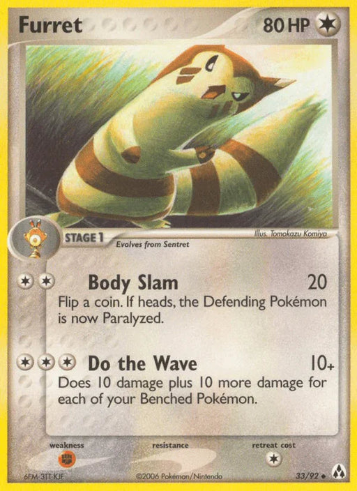 Furret (33/92) [EX: Legend Maker] - for just $1.85! 