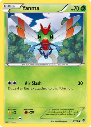 Yanma 003/119 - XY  Phantom Forces - for just $0.08! 
