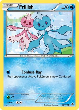 Frillish 020/119 - XY  Phantom Forces - for just $0.05! 