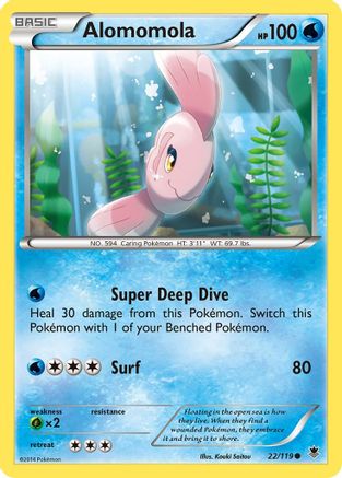 Alomomola 022/119 - XY  Phantom Forces - for just $0.06! 