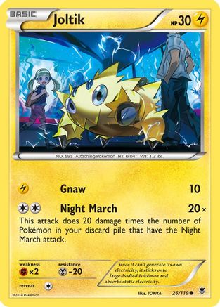 Joltik 026/119 - XY  Phantom Forces - for just $0.14! 