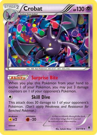 Crobat 033/119 - XY  Phantom Forces - for just $0.20! 