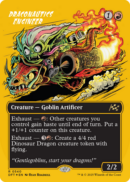 Draconautics Engineer (DFT-540) - Aetherdrift (Borderless) Foil - for just $2.07! 
