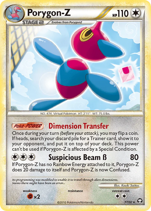 Porygon-Z (7/102) [HeartGold & SoulSilver: Triumphant] - for just $2.55! 