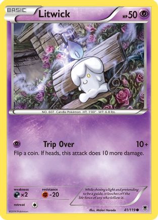Litwick 041/119 - XY  Phantom Forces - for just $0.16! 