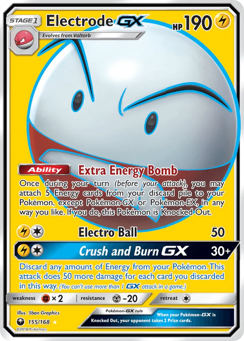 Electrode GX (155/168) [Sun & Moon: Celestial Storm] - for just $3.85! 