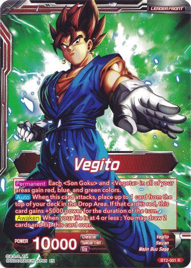 Vegito // Fusion Warrior Super Saiyan Vegito (Collector's Selection Vol. 1) (BT2-001) [Promotion Cards] - for just $8.35! 