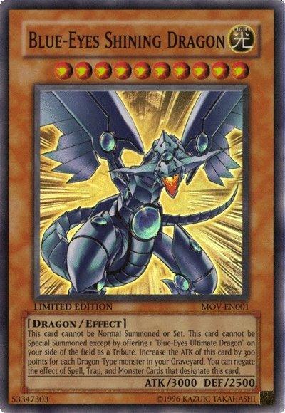 Blue-Eyes Shining Dragon [MOV-EN001] Super Rare - for just $2.20! 