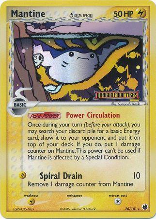 Mantine (20/101) (Delta Species) (Stamped) [EX: Dragon Frontiers] - for just $12.70! 